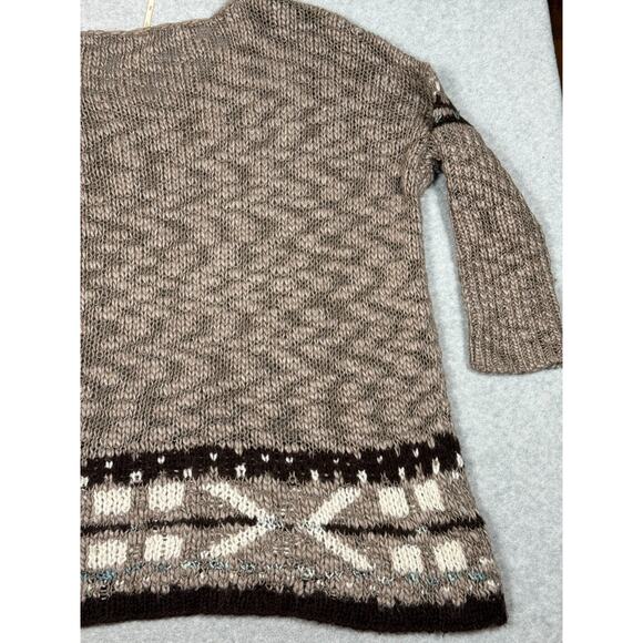 Free People Womens Size M Oversized Pullover Knit Sweater - Picture 11 of 12